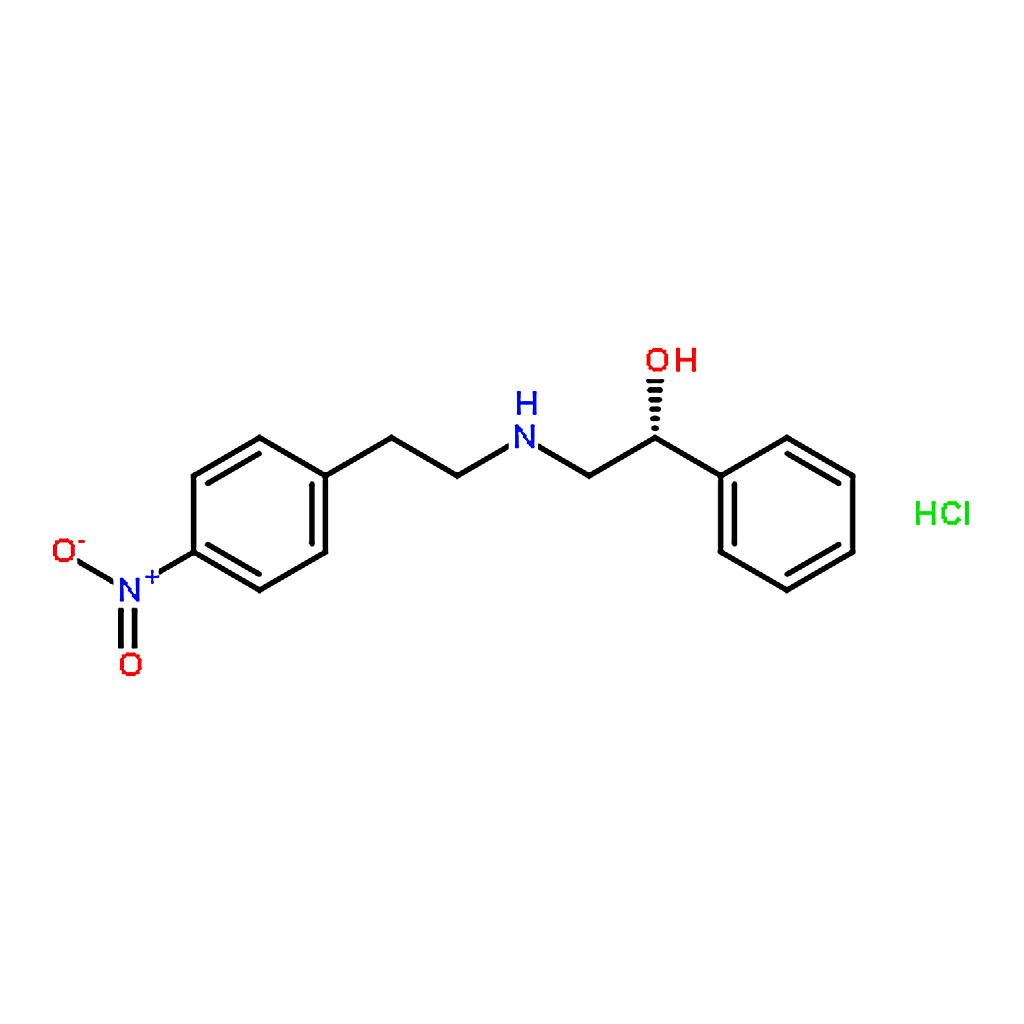 RHAWN (R)-2-((4-Nitrophenethyl)amino)-1-phenylethanol hydrochloride