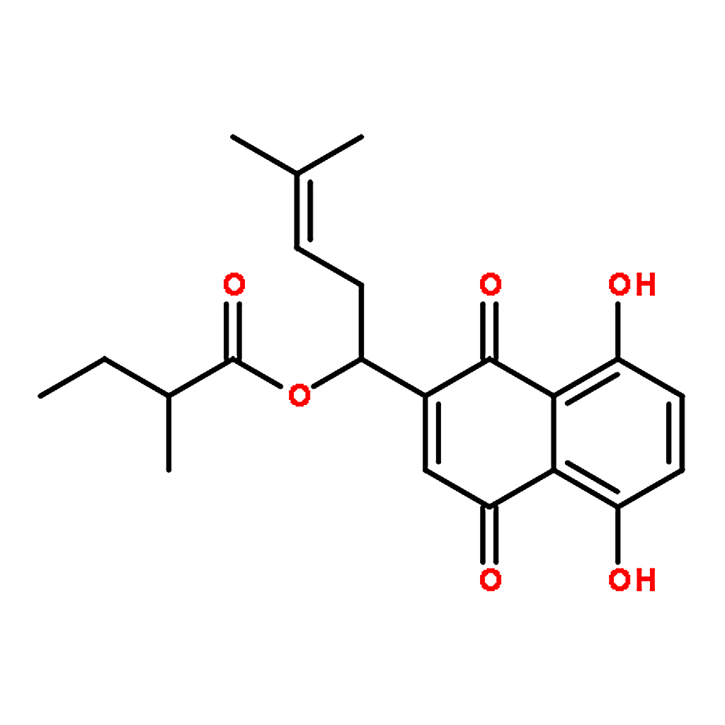 RHAWN (2-Methylbutyryl)shikonin