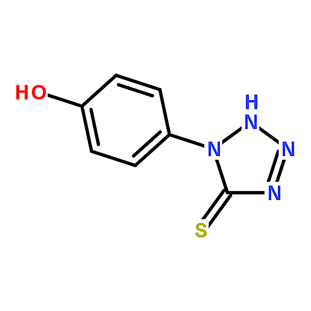 RHAWN 1-(4-Hydroxyphenyl)-5-mercapto-1<i>H</i>-tetrazole