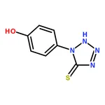 RHAWN 1-(4-Hydroxyphenyl)-5-mercapto-1<i>H</i>-tetrazole