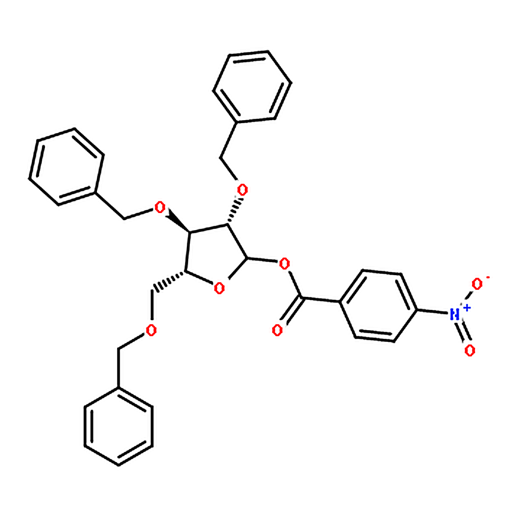 RHAWN 2,3,5-tri-O-benzyl-1,0-(4-nitrobenzoyl)-D-arabinofuranose