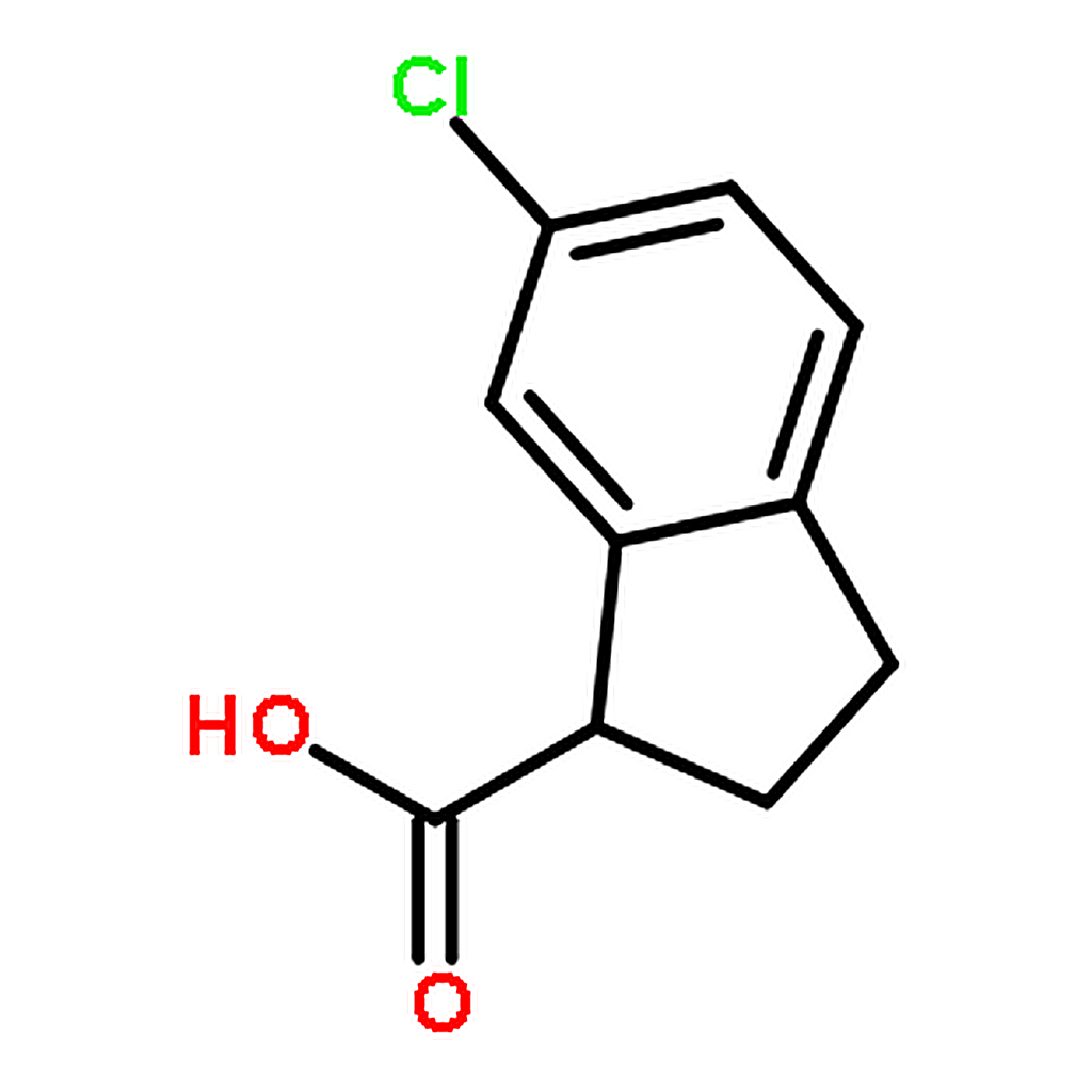 RHAWN 6-Chloro-2,3-dihydro-1H-indene-1-carboxylic acid