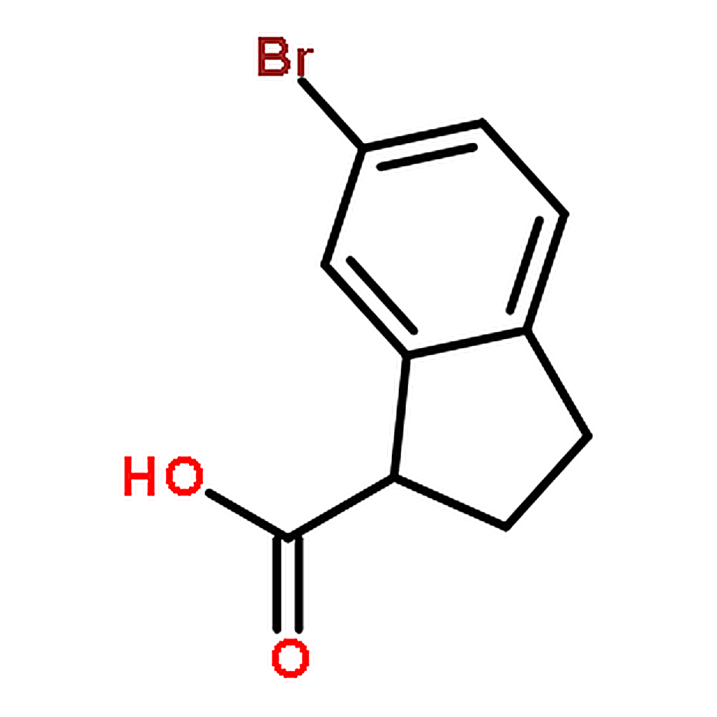 RHAWN 6-Bromo-2，3-dihydro-1H-indene-1-carboxylic acid