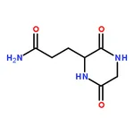RHAWN 3-((S)-3,6-Dioxo-piperazin-2-yl)-propionsaeure-amid;CYCLO(-GLY-GLN)