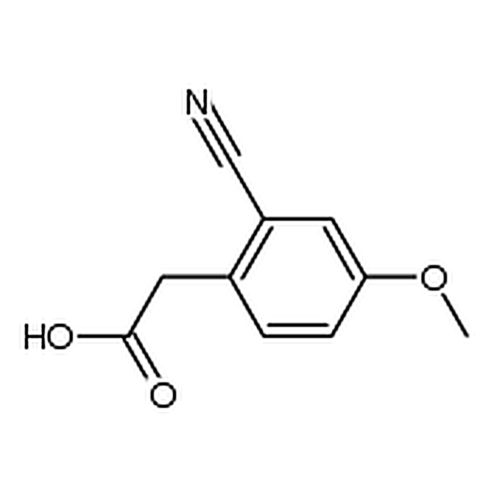 RHAWN 2-(2-Cyano-4-methoxyphenyl)acetic acid