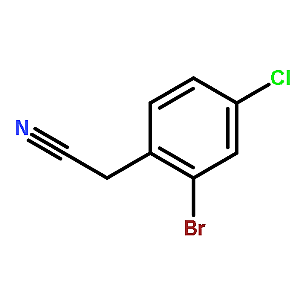 RHAWN 2-(2-Bromo-4-chlorophenyl)acetonitrile