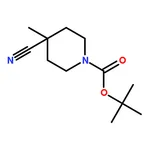 RHAWN tert-Butyl 4-cyano-4-methylpiperidine-1-carboxylate