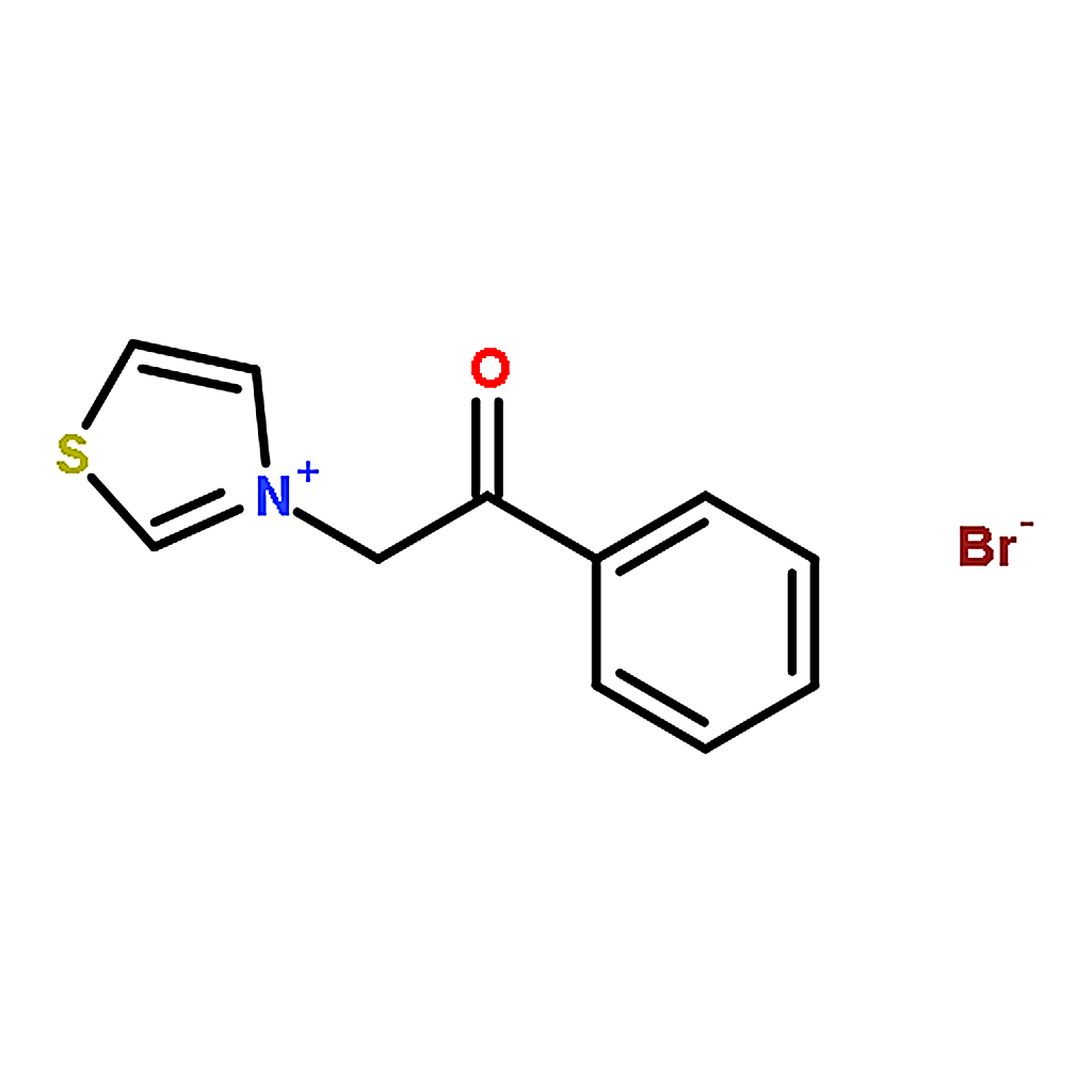RHAWN 1-phenyl-2-(1,3-thiazol-3-ium-3-yl)ethanone,bromide