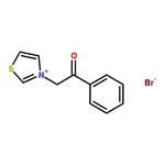 RHAWN 1-phenyl-2-(1,3-thiazol-3-ium-3-yl)ethanone,bromide