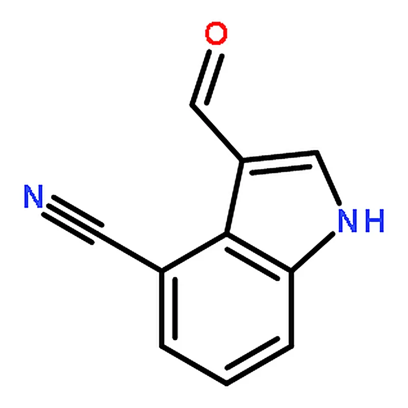 RHAWN 3-Formyl-1H-indole-4-carbonitrile
