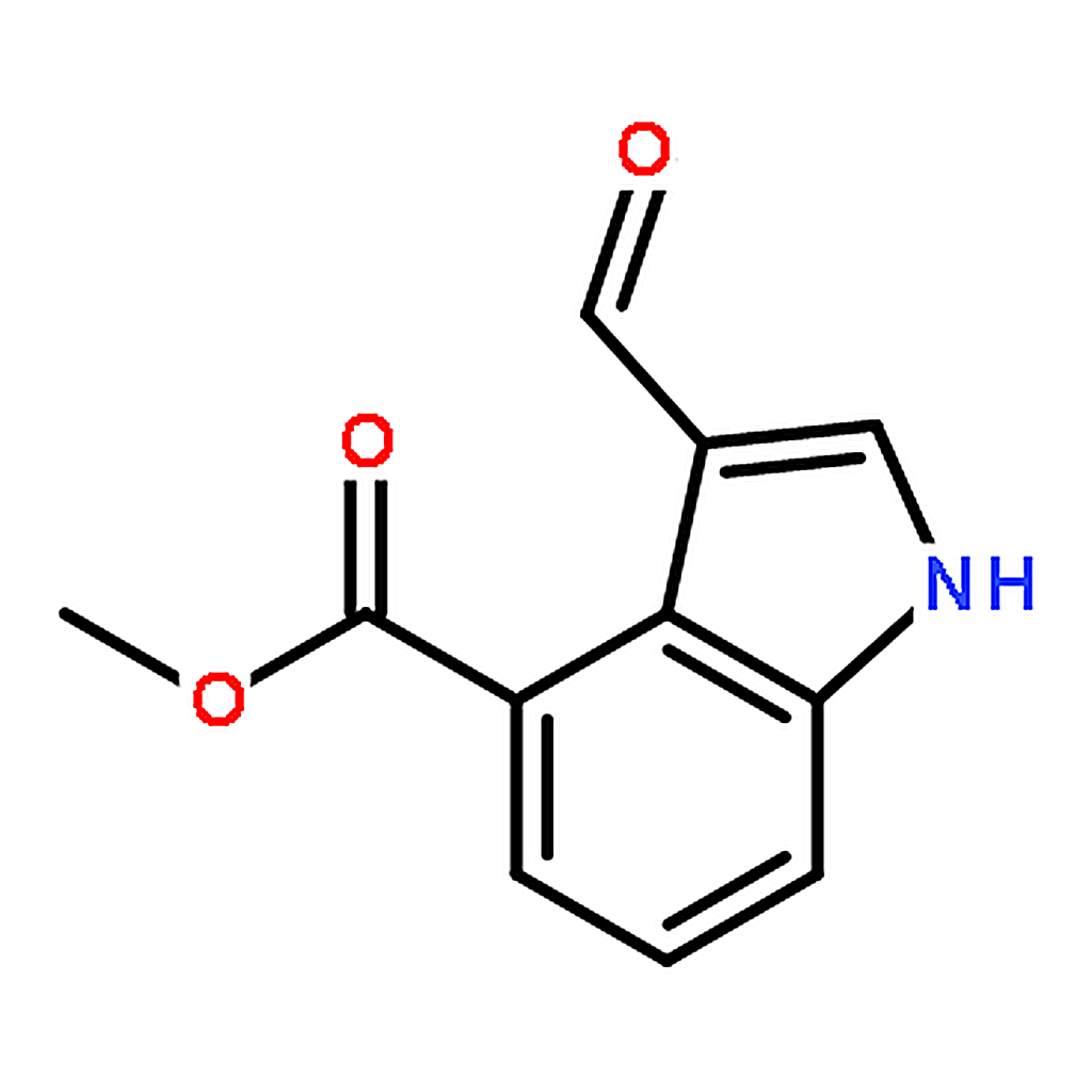 RHAWN Methyl 3-formyl-1H-indole-4-carboxylate