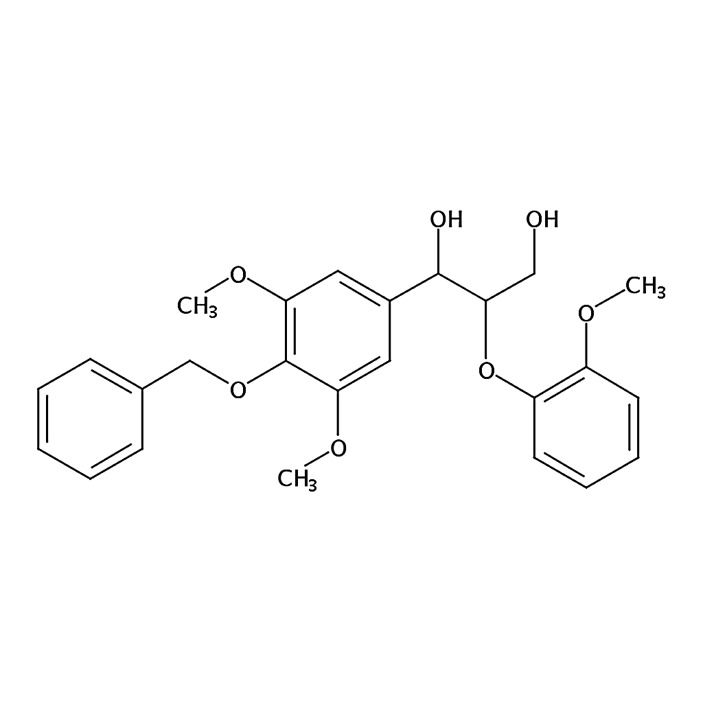 RHAWN 1-(4-(Benzyloxy)-3,5-dimethoxyphenyl)-2-(2-methoxyphenoxy)propane-1,3-diol