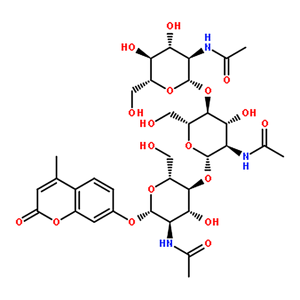 RHAWN 4-Methylumbelliferyl--D-N，N'，N''-Triacetylchitotrioside (MUF-triNAG)