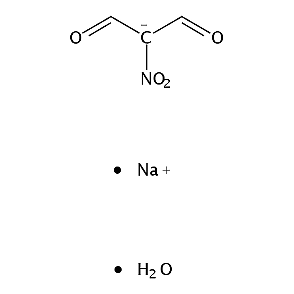 RHAWN Sodium 2-nitro-1,3-dioxopropan-2-ide hydrate