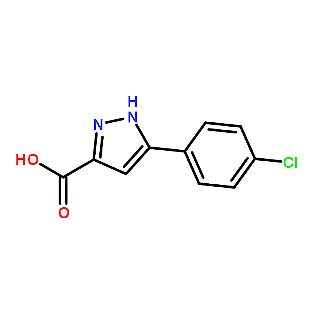 RHAWN 5-(4-Chlorophenyl)-1H-pyrazole-3-carboxylic acid