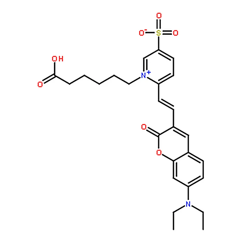 RHAWN (E)-1-(5-Carboxypentyl)-6-(2-(7-(diethylamino)-2-oxo-2H-chromen-3-yl)vinyl)pyridinium-3-sulf