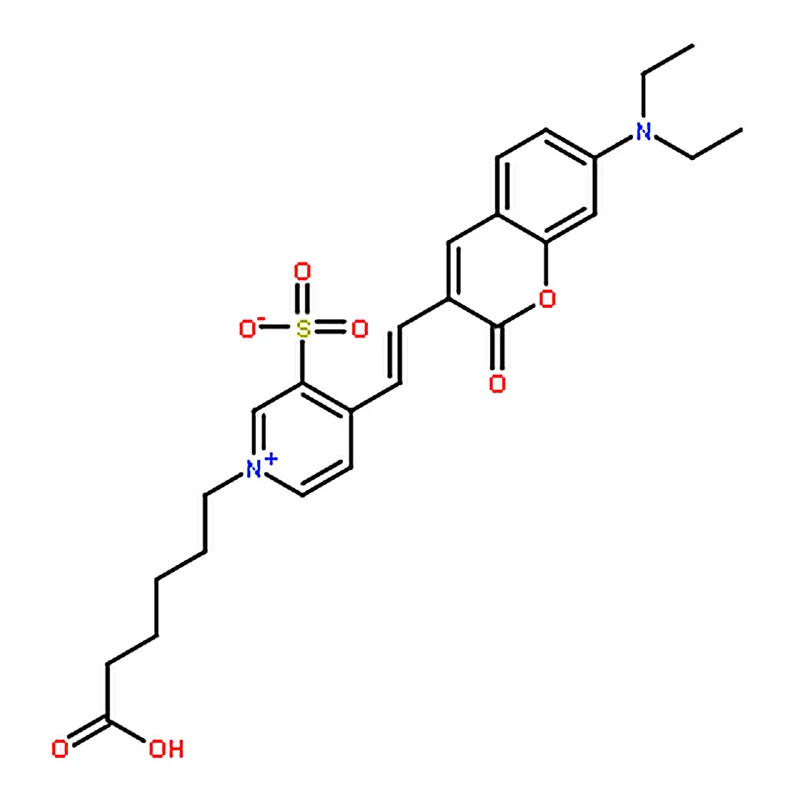 RHAWN (E)-1-(5-Carboxypentyl)-4-(2-(7-(diethylamino)-2-oxo-2H-chromen-3-yl)vinyl)pyridinium-3-sulf