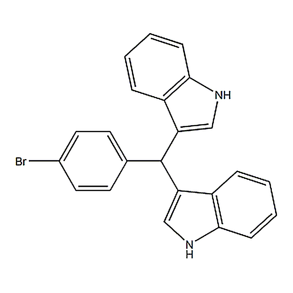 RHAWN 3,3'-((4-Bromophenyl)methylene)bis(1H-indole)