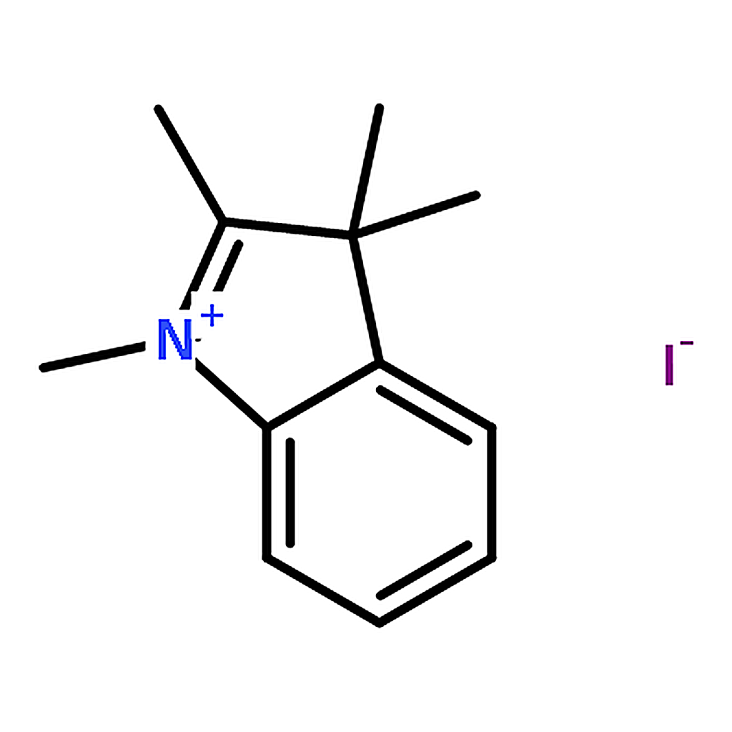 RHAWN 1,2,3,3-tetramethyl-3H-indolium iodide