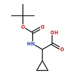 RHAWN 2-((tert-Butoxycarbonyl)amino)-2-cyclopropylacetic acid