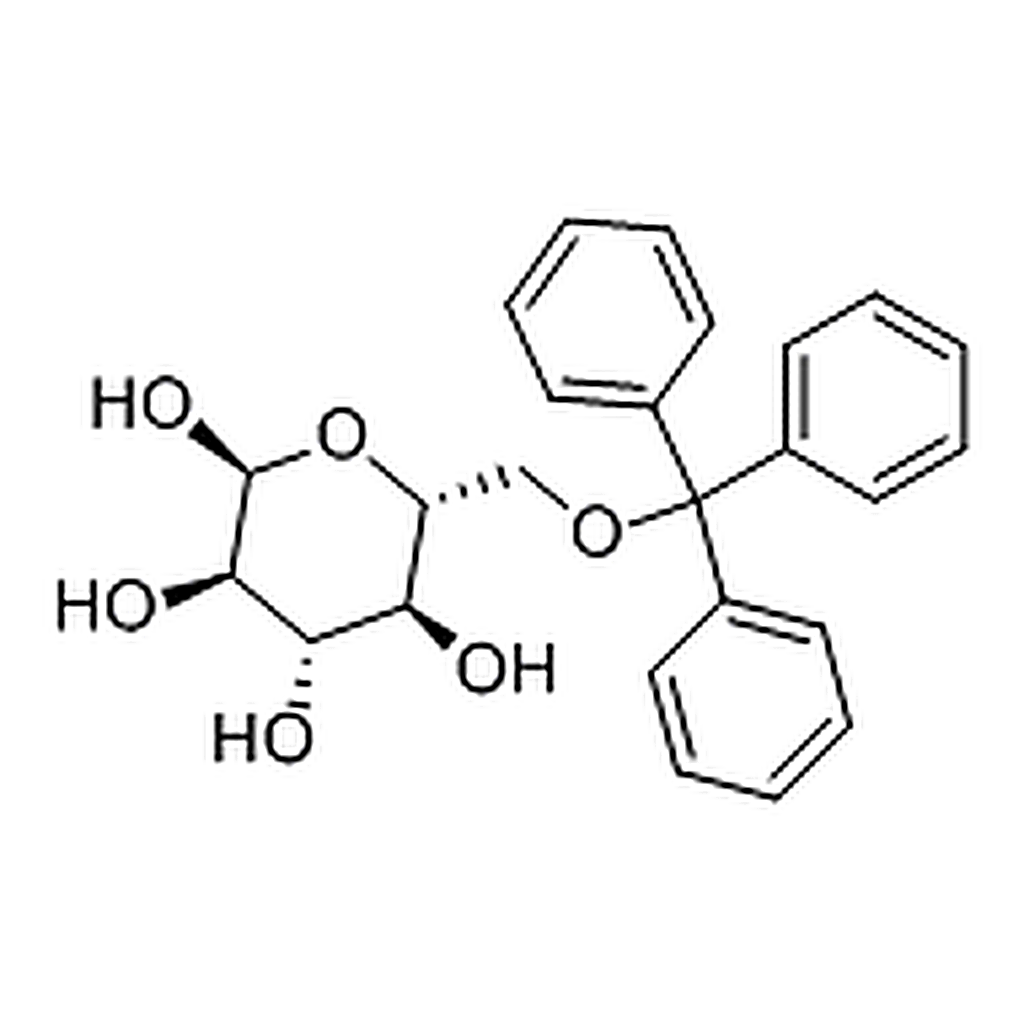 RHAWN (2S,3R,4S,5S,6R)-6-((Trityloxy)methyl)tetrahydro-2H-pyran-2,3,4,5-tetraol