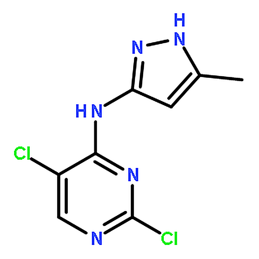 RHAWN 2,5-dichloro-N-(5-methyl-1H-pyrazol-3-yl)pyrimidin-4-amine