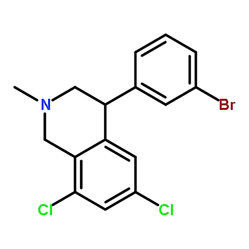 RHAWN 4-(3-bromophenyl)-6,8-dichloro-2-methyl-1,2,3,4-tetrahydroisoquinoline