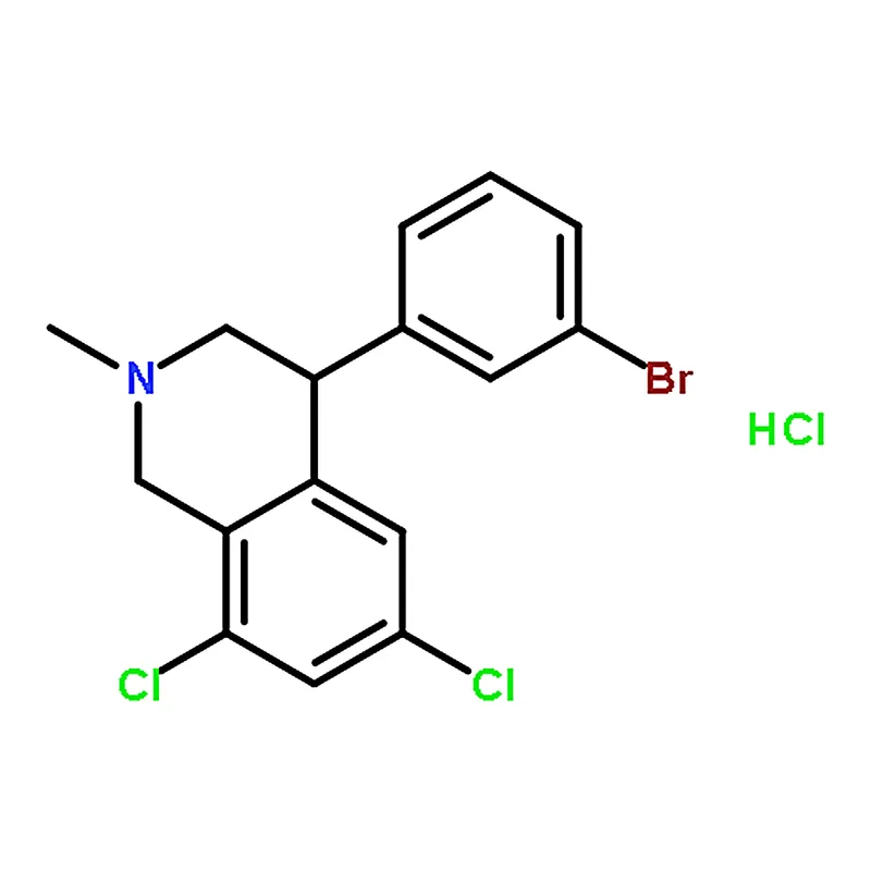 RHAWN 4-(3-Bromophenyl)-6,8-dichloro-2-methyl-1,2,3,4-tetrahydroisoquinoline hydrochloride