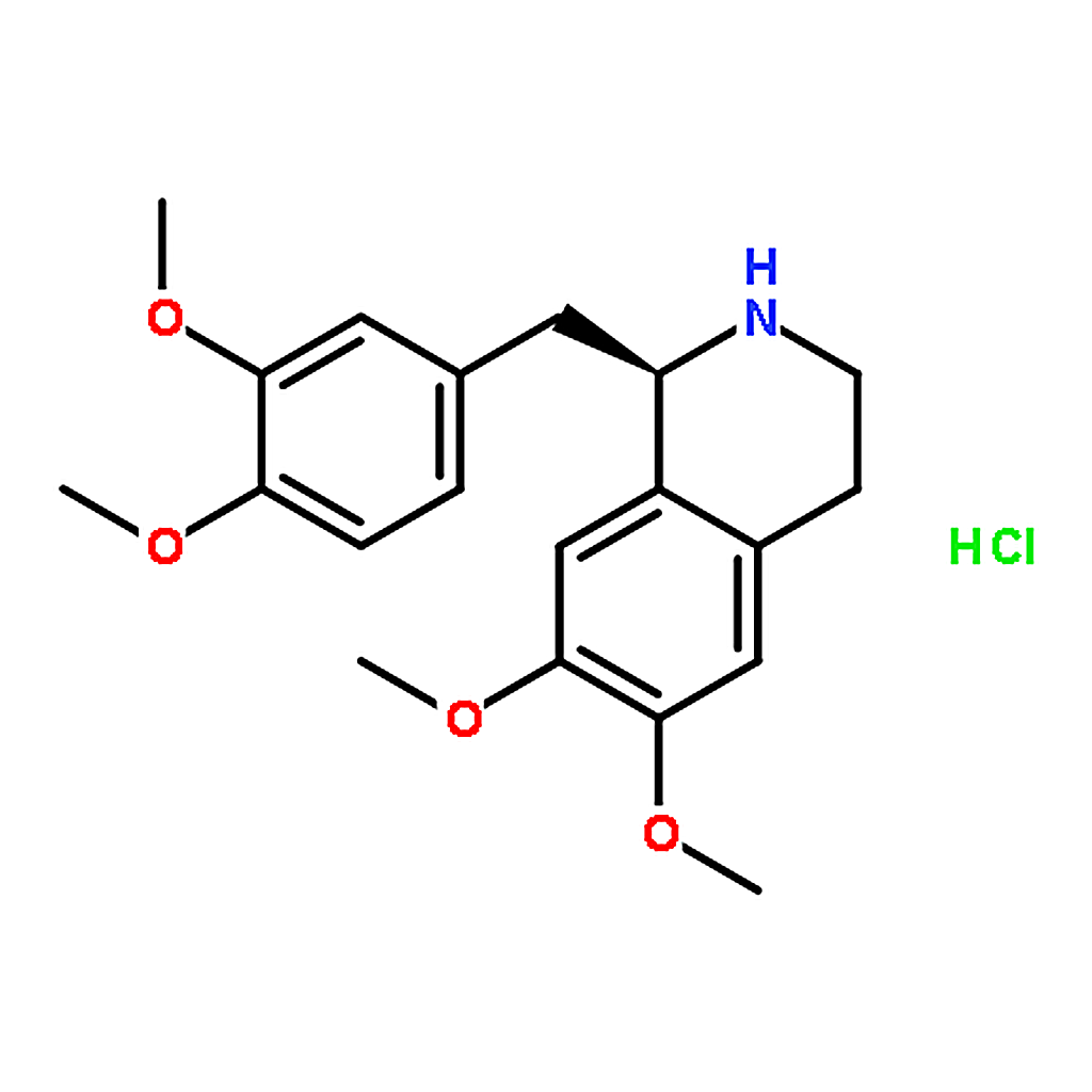 RHAWN (R)-1-(3,4-Dimethoxybenzyl)-6,7-dimethoxy-1,2,3,4-tetrahydroisoquinoline hydrochloride