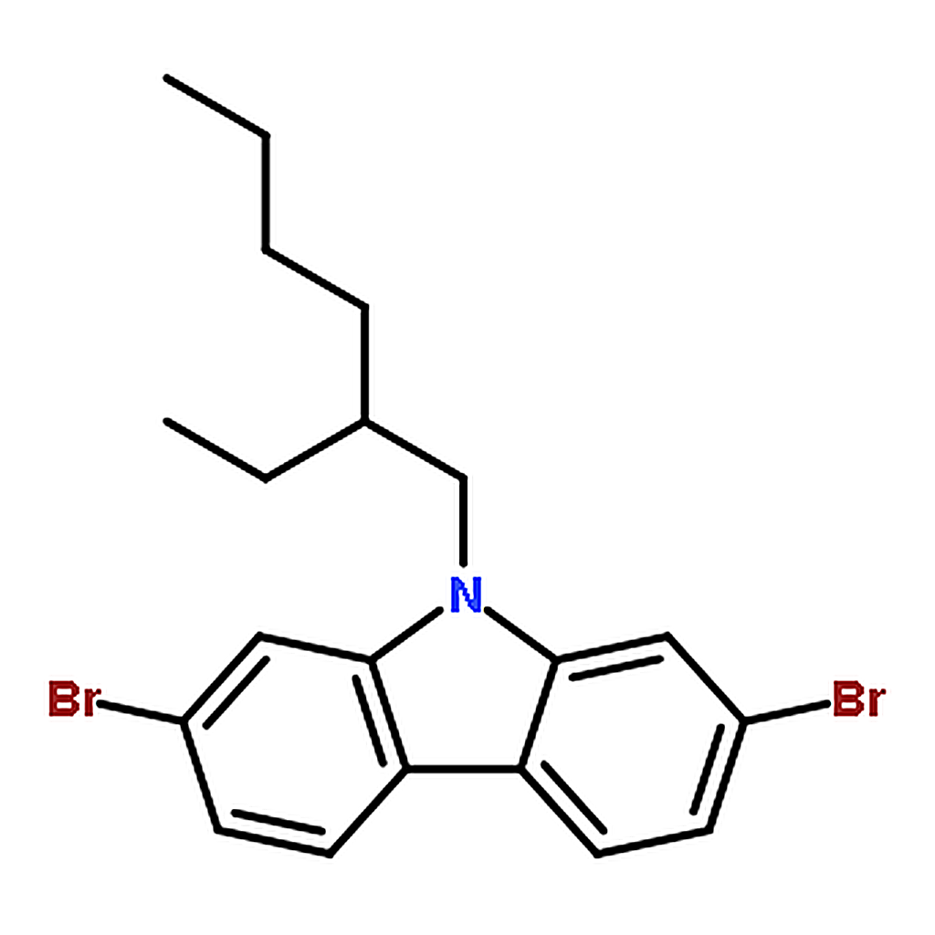 RHAWN 2,7-Dibromo-9-(2-ethylhexyl)carbazole