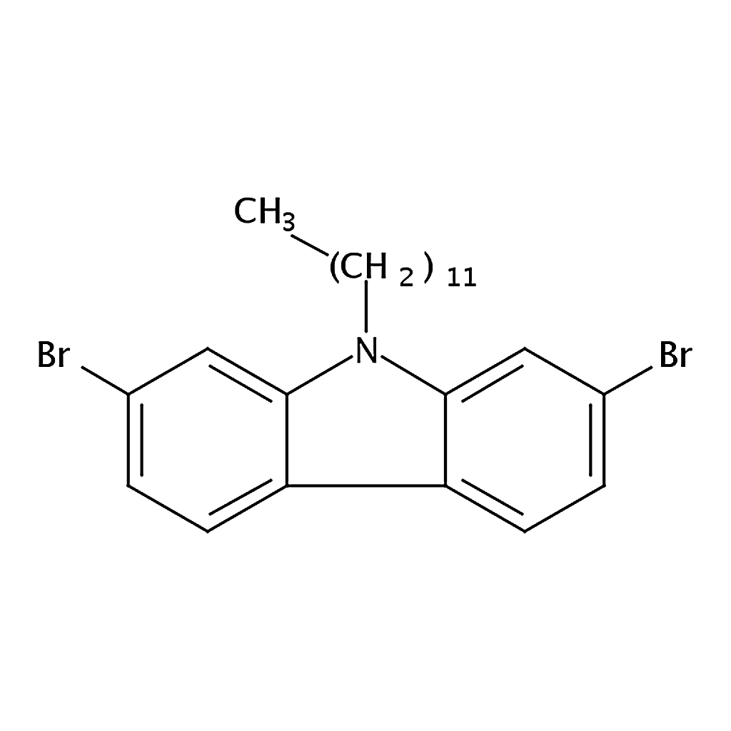RHAWN 2,7-Dibromo-9-dodecylcarbazole