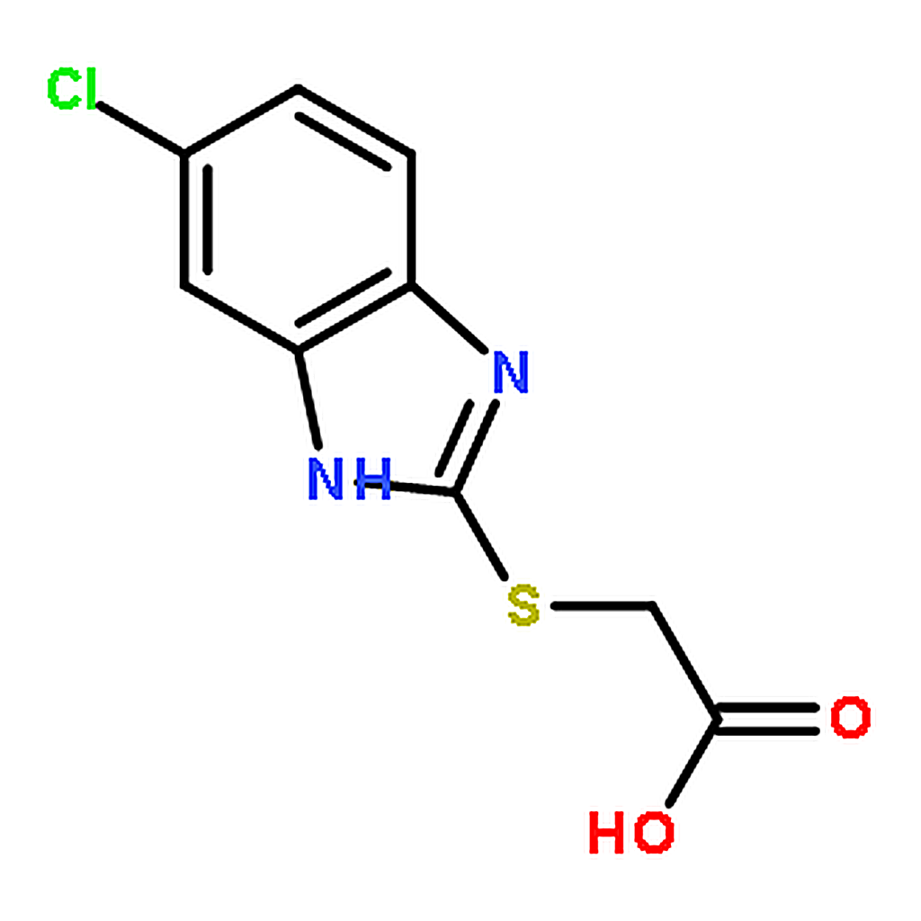 RHAWN 2-((5-Chloro-1H-benzo[d]imidazol-2-yl)thio)acetic acid