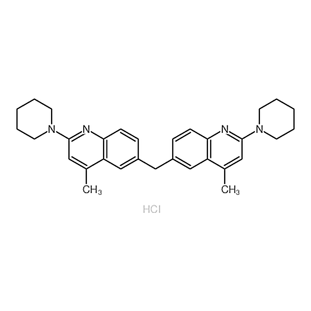 RHAWN Bis(4-methyl-2-(piperidin-1-yl)quinolin-6-yl)methane trihydrochloride
