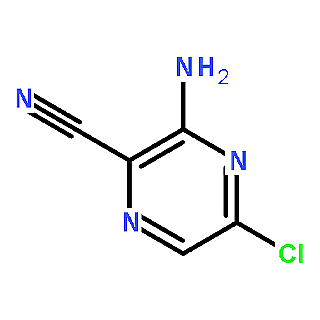 RHAWN 3-amino-5-chloropyrazine-2-carbonitrile