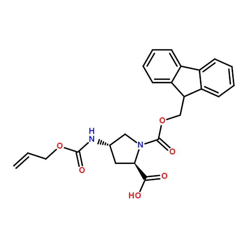 RHAWN (2R,4S)-4-Alloc-amino-1-Fmoc-Pyrrolidine-2-carboxylic acid