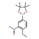 RHAWN 2-(4-Methoxy-3-nitrophenyl)-4,4,5,5-tetramethyl-1,3,2-dioxaborolane