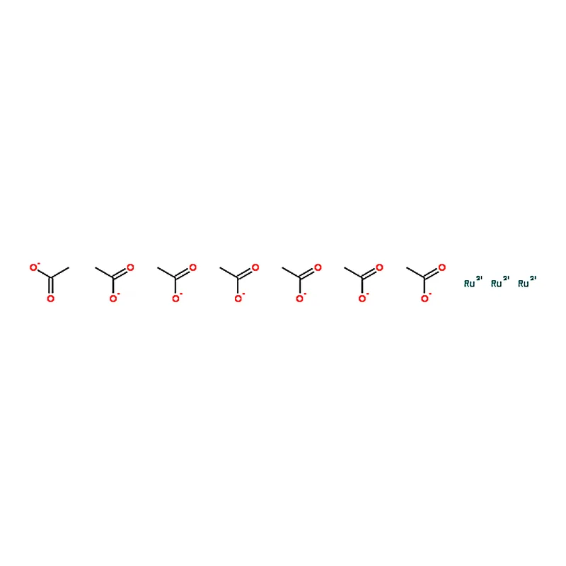 RHAWN Ruthenium(III) cation heptaacetate