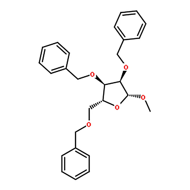 RHAWN (2R,3R,4R,5R)-3,4-bis(benzyloxy)-2-((benzyloxy)methyl)-5-methoxytetrahydrofuran