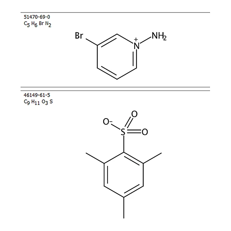 RHAWN 1-Amino-3-bromopyridin-1-ium 2,4,6-trimethylbenzenesulfonate