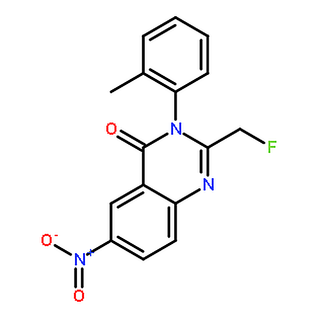 RHAWN 2-(Fluoromethyl)-6-nitro-3-(o-tolyl)quinazolin-4(3H)-one