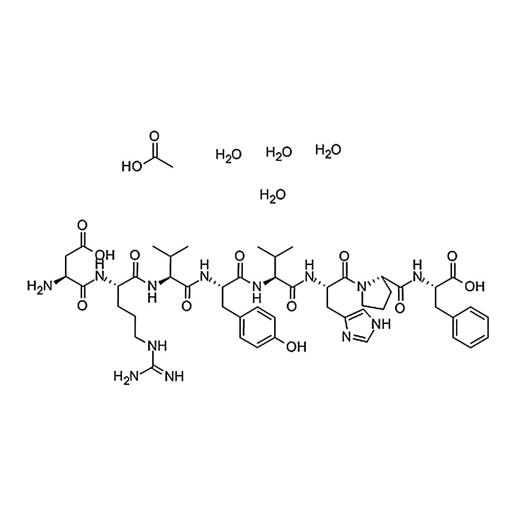 RHAWN [Val5]-Angiotensin II acetate salt hydrate