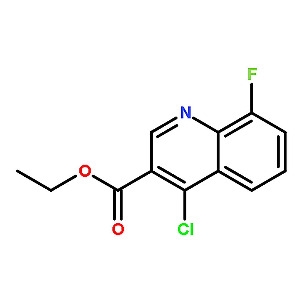 RHAWN Ethyl 4-chloro-8-fluoroquinoline-3-carboxylate