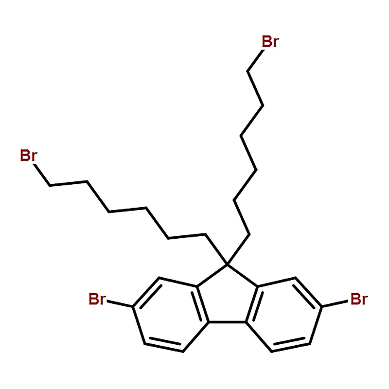 RHAWN 2,7-Dibromo-9,9-bis(6-bromohexyl)fluorene