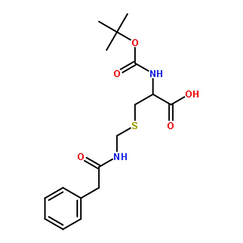 RHAWN (S)-2-((tert-Butoxycarbonyl)amino)-3-(((2-phenylacetamido)methyl)thio)propanoic acid