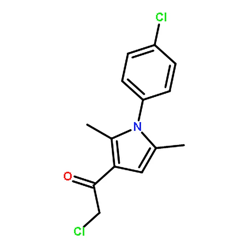 RHAWN 2-Chloro-1-(1-(4-chlorophenyl)-2,5-dimethyl-1H-pyrrol-3-yl)ethanone