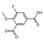 RHAWN 3-Fluoro-4-methoxy-5-nitrobenzoic acid
