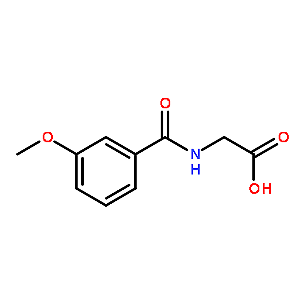 RHAWN 2-(3-Methoxybenzamido)acetic acid