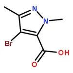 RHAWN 4-Bromo-1,3-dimethyl-1H-pyrazole-5-carboxylic acid