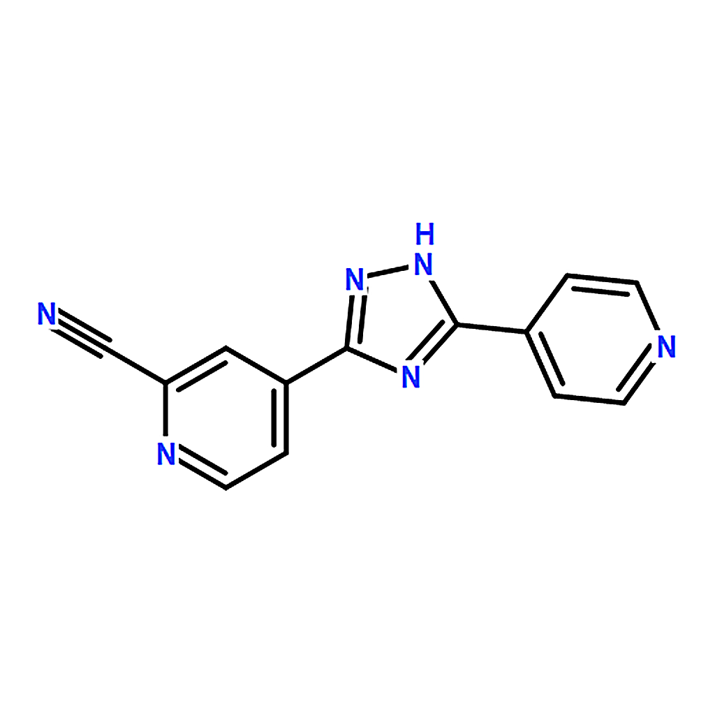 RHAWN 4-(5-pyridin-4-yl-1H-1,2,4-triazol-3-yl)pyridine-2-carbonitrile