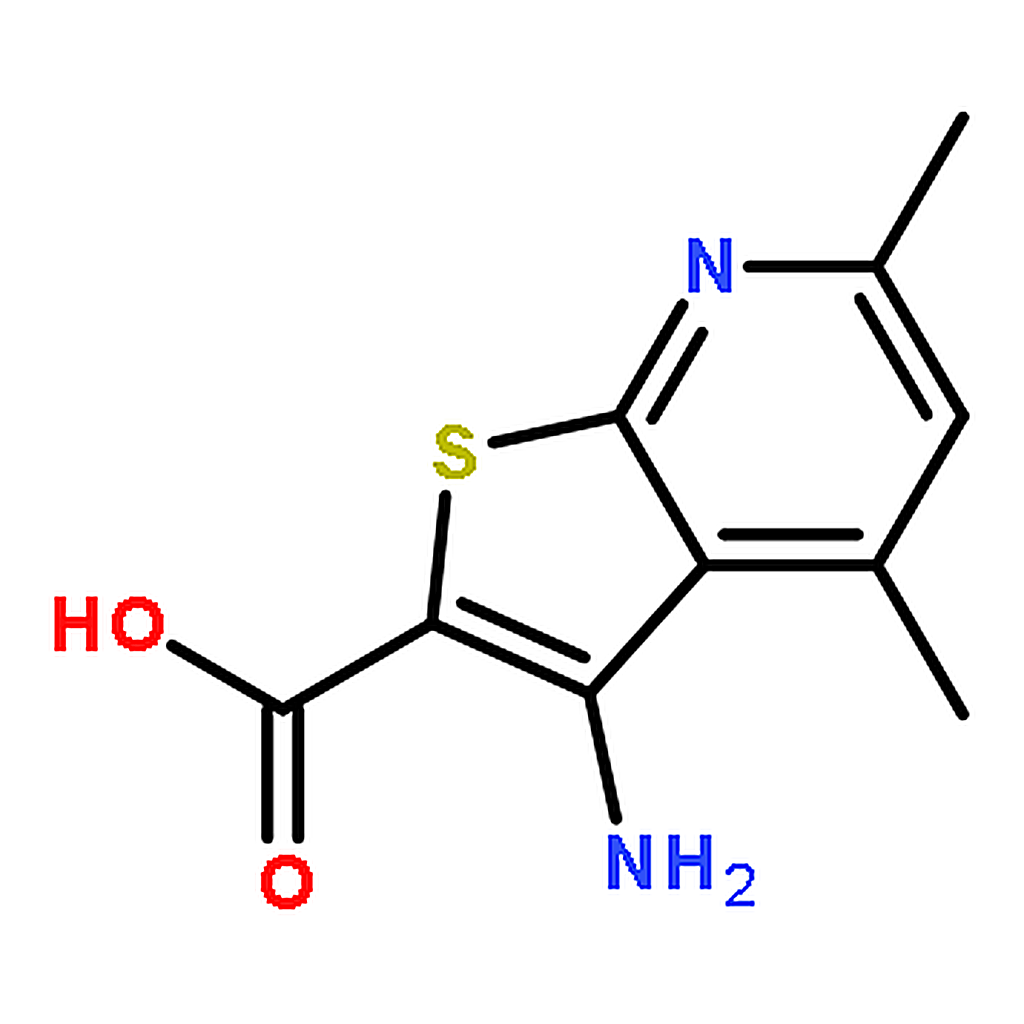 RHAWN 3-Amino-4,6-dimethylthieno[2,3-b]pyridine-2-carboxylic acid
